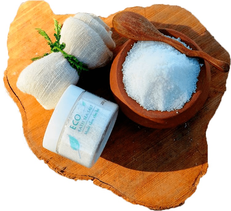 Muối tắm bé eco
